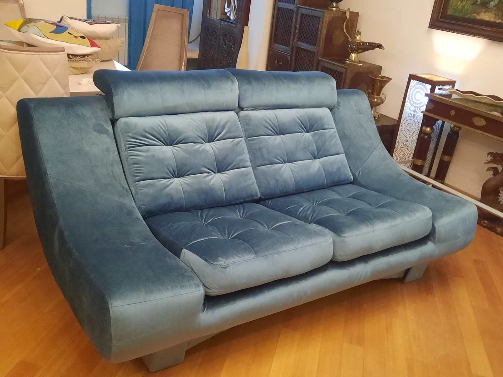 Обивка дивана на дому. Преображенское 