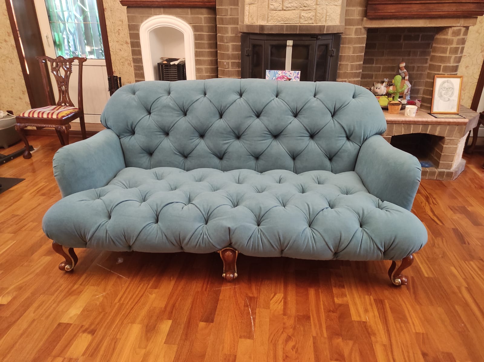 Обивка дивана. Преображенское 